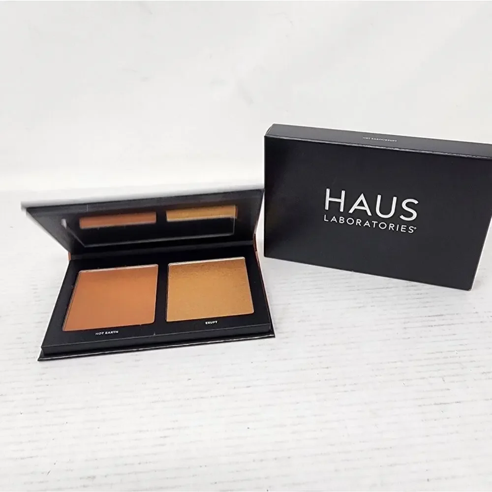 Haus Labs by Lady Gaga Heat Spell Bronzer & Highlighter Duo Hot Earth / Erupt